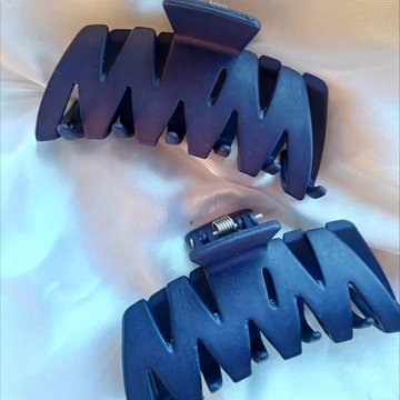 Kaucsuk törhetetlen hajcsat rácsos_KÉK