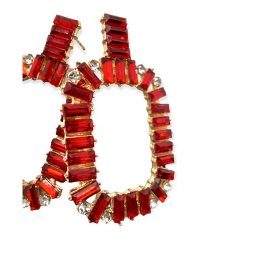 PIROS NAGY KÖVES FÜLBEVALÓ