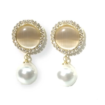 IGAZGYÖNGY KÖVES FÜLBEVALÓ