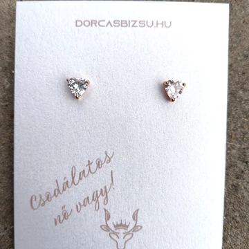 NEMESACÉL FÜLBEVALÓ SZÍV-gold