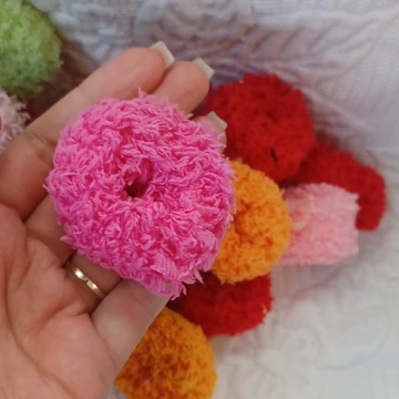 Bolyhos hajgumi_pink