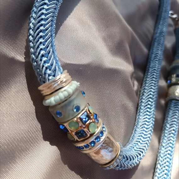 Babakék Kleopátra szett (nyaklánc és karkötő)