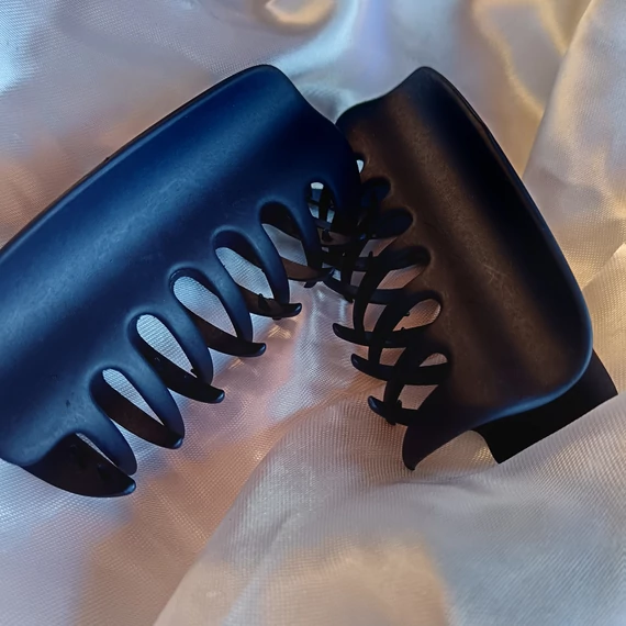  Kaucsuk törhetetlen hajcsat széles_KÉK