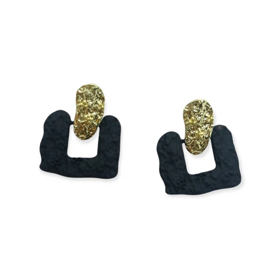 FEKETE DOMBORNYOMATOS FÜLBEVALÓ