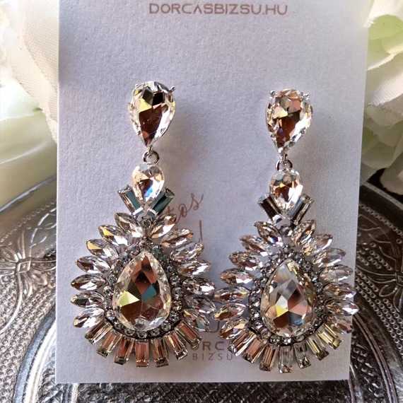 Alkalmi csodaköves fülbevaló