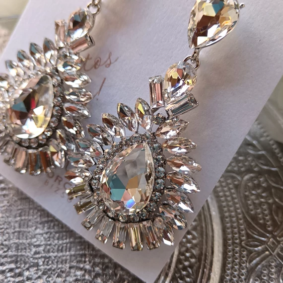 Alkalmi csodaköves fülbevaló