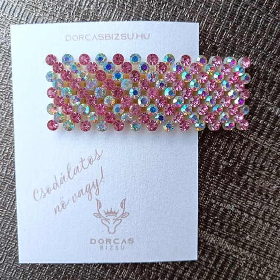 Szivárvány köves csit-csat