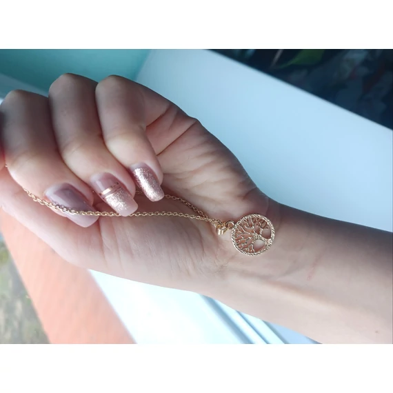 ÉLET FÁJA 18K ARANY BEVONATÚ NYAKLÁNC