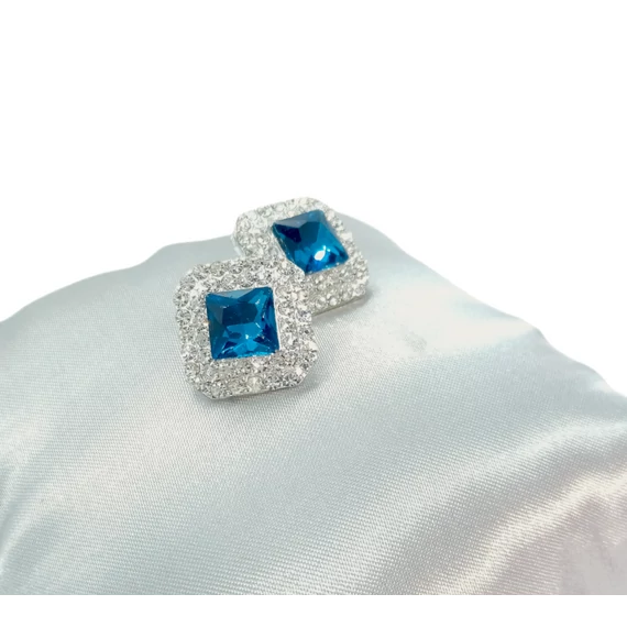 TÜRKIZKÉK SOK KÖVES FÜLBEVALÓ