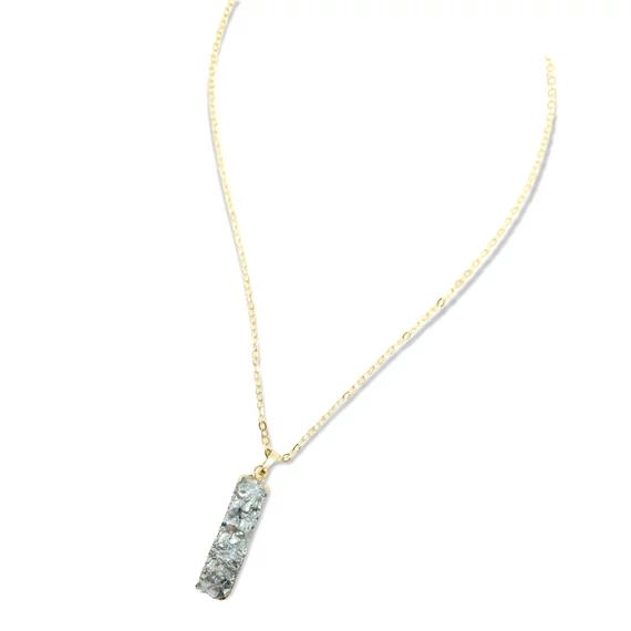 GRÁNIT KŐ MEDÁL-VÉKONY ARANY NYAKLÁNC