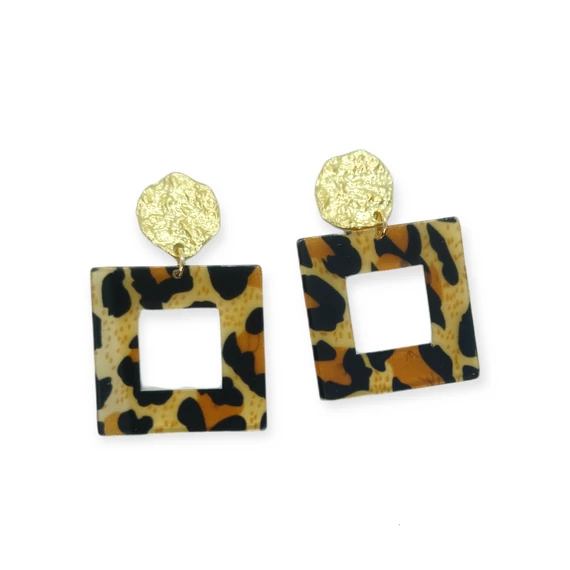 LEOPÁRD MINTÁS FÜLBEVALÓ