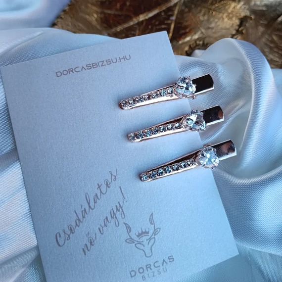 ROSE GOLD HAJCSATT SZÍV ALAKÚ