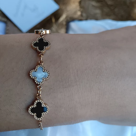 NEMESACÉL_Kereszt mintás karkötő