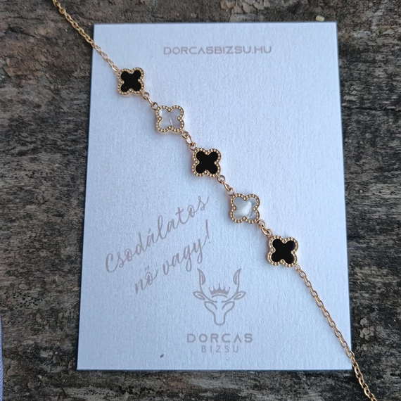 NEMESACÉL_Kereszt mintás karkötő