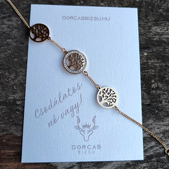 NEMESACÉL_Élet fája karkötő