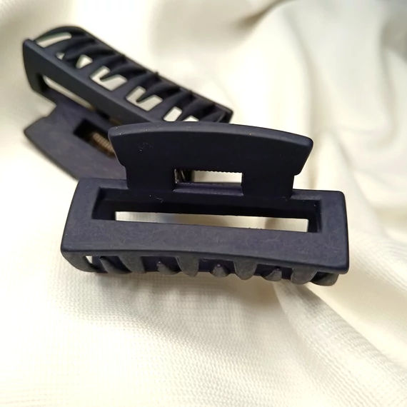 Kaucsuk törhetetlen hajcsat széles közép méret  KÉK