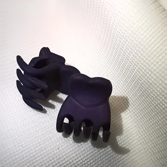 Kaucsuk törhetetlen hajcsat _mini lila