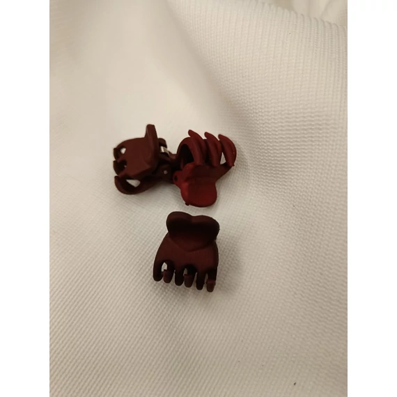 Kaucsuk törhetetlen hajcsat _mini barna