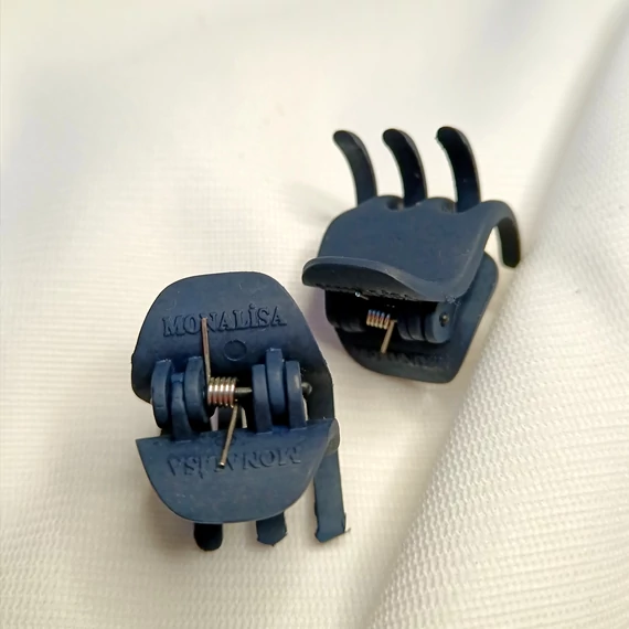 Kaucsuk törhetetlen hajcsat_ közép méret KÉK