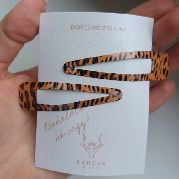 Állatmintás csit csat_NAGY MÉRET_s.barna