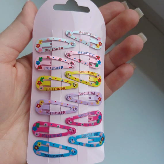 Kislány virágos csit csat_egész csomag