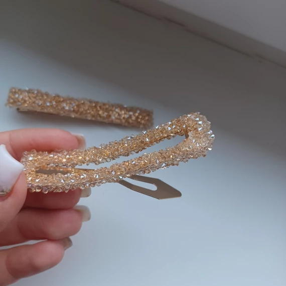 HAJCSATT SZETT ROSE GOLD GYÖNGYÖS